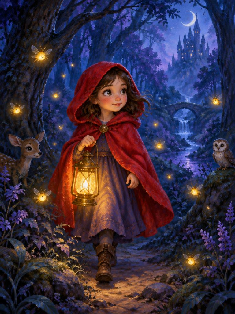 Cover illustration for The Lantern of Brave Light
